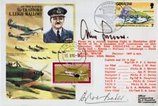 WW2 Battle of Britain aces Adolf Galland and Douglas Bader signed RAF cover
