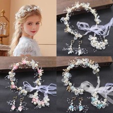 Women Wedding Flower Wreath Hair Party Garland Headband Girl crown Hairdress ~