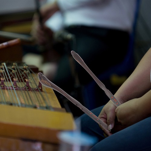 Hammer dulcimer instrument - dulcimer,