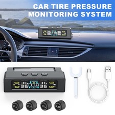 Solar Wireless TPMS LCD Car