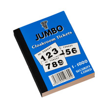 Cloakroom Raffle Ticket books