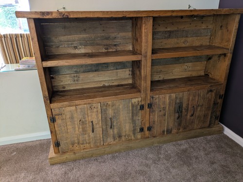 Handmade rustic chunky shelves - rustic,