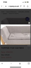 Futon Company Mattress Topper For Day Bed - Brand New - Still In The Bag