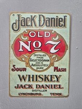 Vintage-style Metal sign for Jack Daniel's Old No. 7 Tennessee Whiskey