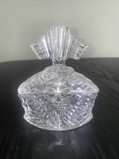Vintage Cut Glass Powder Jar