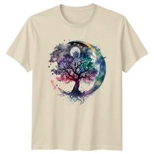 Tree life moon watercolor - of,