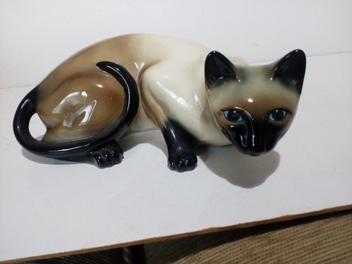 Siamese cat large ceramic - large,