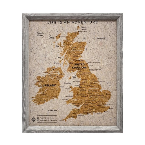 Ireland travel map - uk,