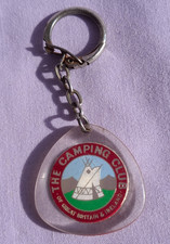 Camping Club of Great Britain & Ireland Trailer Tent Group Vintage Key Ring #2