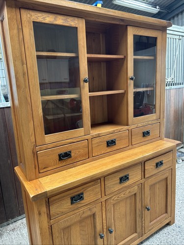 Solid modern oak dresser with - solid,