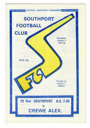 Southport 1976 home - 1976-77,