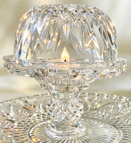 Stunning vintage crystal fairy - stunning,