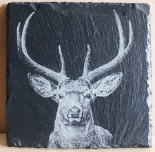 Engraved Slate Coaster with