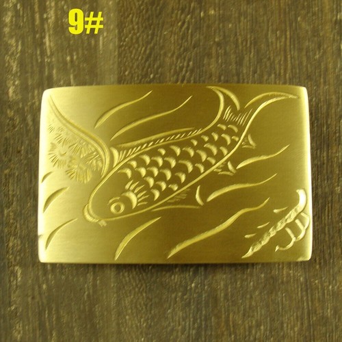 Solid brass belt buckle - belt,