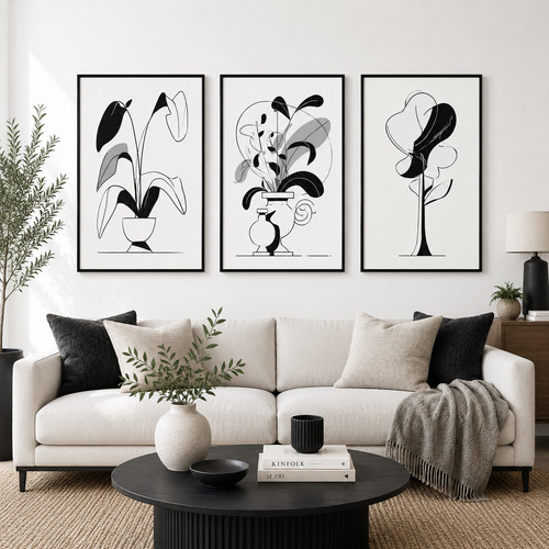 Set black white - of,