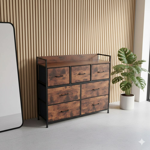 Large chest drawers vintage - chest,