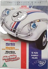 Herbie DVD Complete Film Collection 5 Discs Box Set Original UK Movie  R2