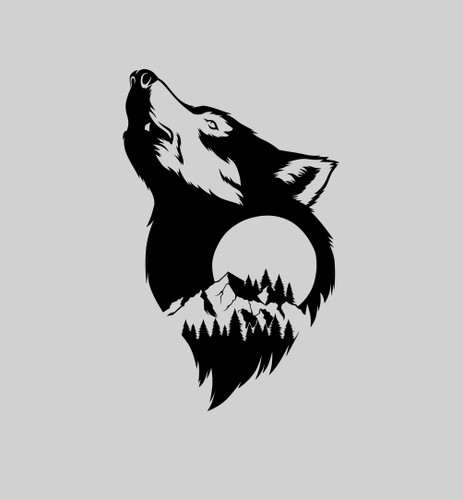 Howling wolf 20cm - x,