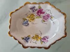 Vintage Salisbury Bone China 'Sweet Pea' bowl - made in England
