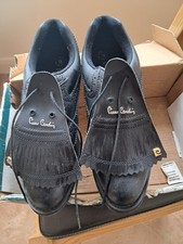 Pierre Cardin Birdie Men's Spiked/Less Golf Shoes, Size 8, Leather Uppers, Used.