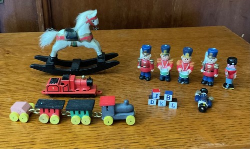 Doll house rocking horse - house,