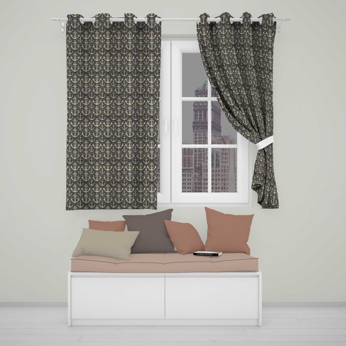 Blackout eyelet curtains - blackout,