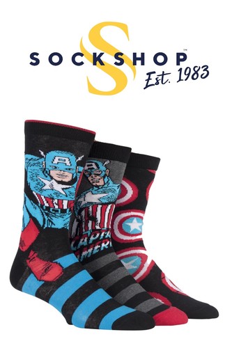 Captain america cotton socks - captain,