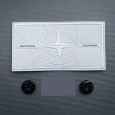 Stone Island Reflective badge 'Colour change 15c when warm Armlet badge Button~1