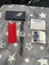 RARE VINTAGE MEMOSAIL REGATTA WRIST WATCH IMMACULATE UNWORN ORIG BOX & STRAP