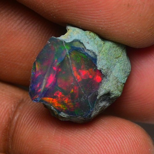 Jewelry grade black opal rough - grade,
