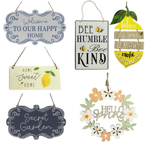 Welcome spring garden hanging - welcome,