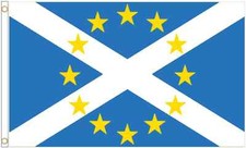 Scotland European Union Friendship Polyester 5'x3' Flag