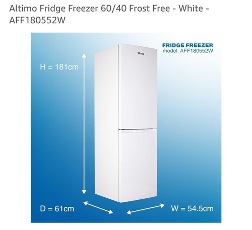 Freestanding white altimo - white,