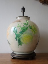 Large Jenny Worrall style rose table lamp