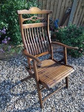 Edwardian Folding Campaign Chair ~ Very Rare ~ Stunning Piece ~ LOVELY Condition