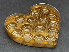 5 pcs Gold Heart Box with