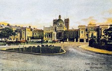 Harrogate New Royal Bath Colour Vintage Postcard Yorkshire