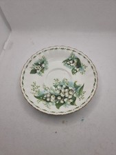 ROYAL ALBERT England LILY OF THE VALLEY Flower of the Month 1291