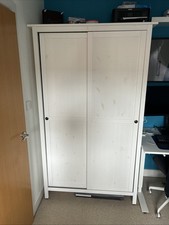 IKEA Hemnes Wardrobe - Sliding Doors - Good Condition - White