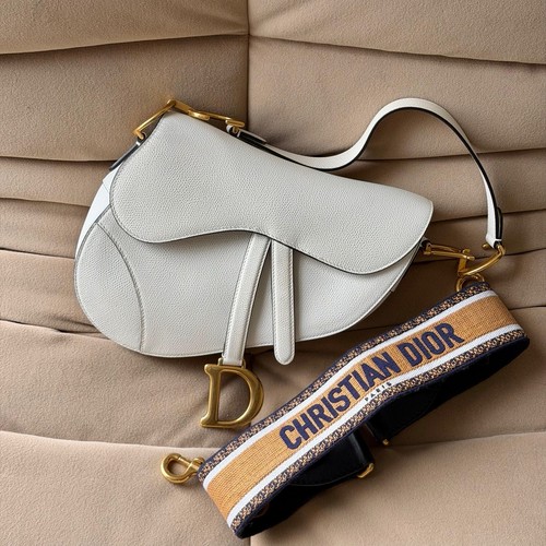 Dior saddle bag with - bag, strap