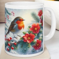 Cute Winter Christmas Robin