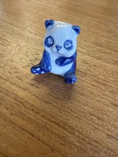 Vintage Panda Blue Delft