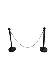 2x Plastic Stanchion Base and