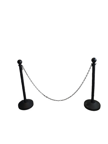 Plastic stanchion base and - 2x,