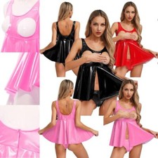 Women Top Cupless Bra Adult Vest Crop Tops Sexy Blouse Clubwear Costumes Party