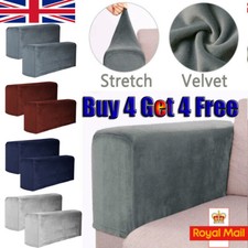 Stretch Velvet Chair Arm