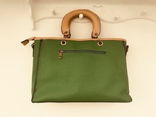 Green Top Handle Ladies Handbag Summer Bag Colourful