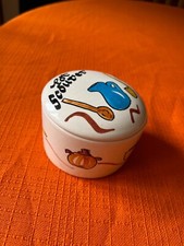 Toni Raymond ceramic lidded pot scourer vintage 