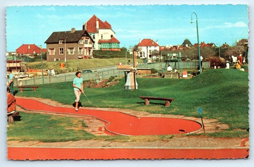 Postcard crazy golf - crazy, noordwijk