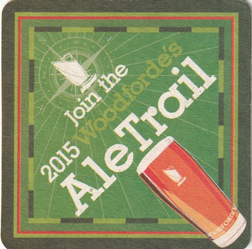 Beer mat woodforde ales - beer,